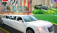 Luxury Wedding Taxi Driver City Limousine Driving