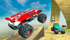 Mega Ramp Monster Truck Race