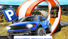 Monster-Truck-Parking Free 3D Blue