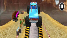 Monster Truck Tricky Stunt Race Game