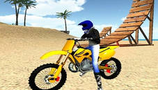 Motocross Beach Stunts Gas 3D