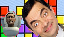 Mr Bean & Skibidi Tetris