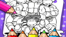 Ninja Turtle Coloring Book