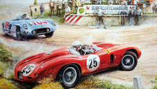 Painting Vintage Cars Jigsaw Puzzle