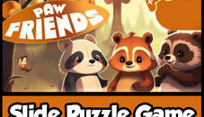 Paw Friends - Slide Puzzle Game