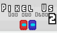 Pixel Us Red and Blue 2