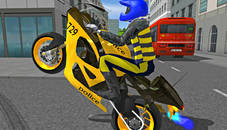 Police MotorBike Race Simulator 3D