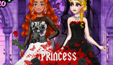 Princess Black Wedding Dress