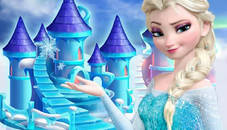 princess frozen doll house decoration