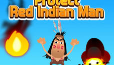 Protect Red Indian Man