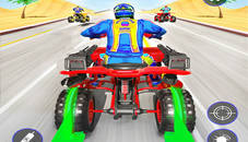 Quad Bike Traffic Shooting Games 2020: Bike Games