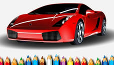 Racing Cars Coloring