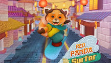 Red Panda Surfer