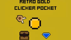 Retro Gold Clicker Pocket