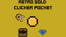 Retro Gold Clicker Pocket