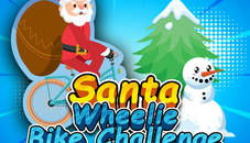 Santa Wheelie Bike Challenge