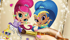 Shimmer and Shine Coloring Book