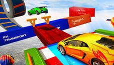 Sky Ramp Car Mega Stunts Big Jump