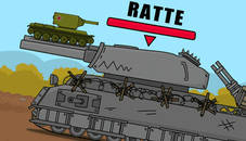 Tanks 2D Battle with Ratte