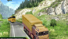 US Army Uphill Offroad Mountain Truck Game 3D