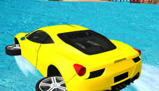 Water surfing Car Game