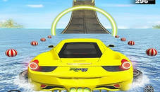 Water Surfing Car Stunt Games Car Driving Games