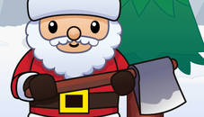 Wood Cutter Santa Idle